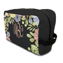 Boho Floral Toiletry Bag / Dopp Kit (Personalized)