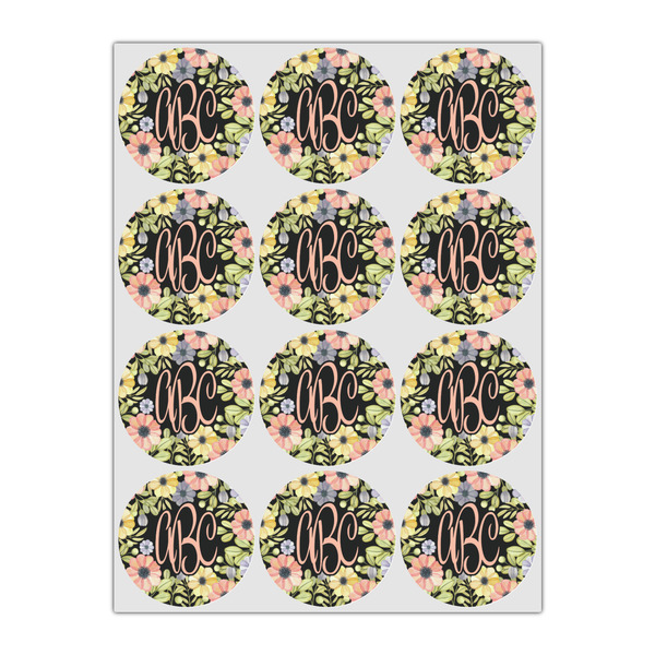 Boho Floral Drink Topper - Small - Set of 12
