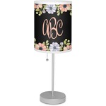 Boho Floral Lamp with Drum Shade (Personalized)