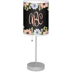 Boho Floral 7" Drum Lamp with Shade (Personalized)
