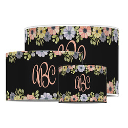 Boho Floral Drum Lamp Shade (Personalized)