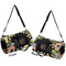 Boho Floral Duffle bag small front and back sides