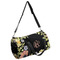 Boho Floral Duffle bag with side mesh pocket
