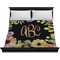Boho Floral Duvet Cover - King - On Bed - No Prop