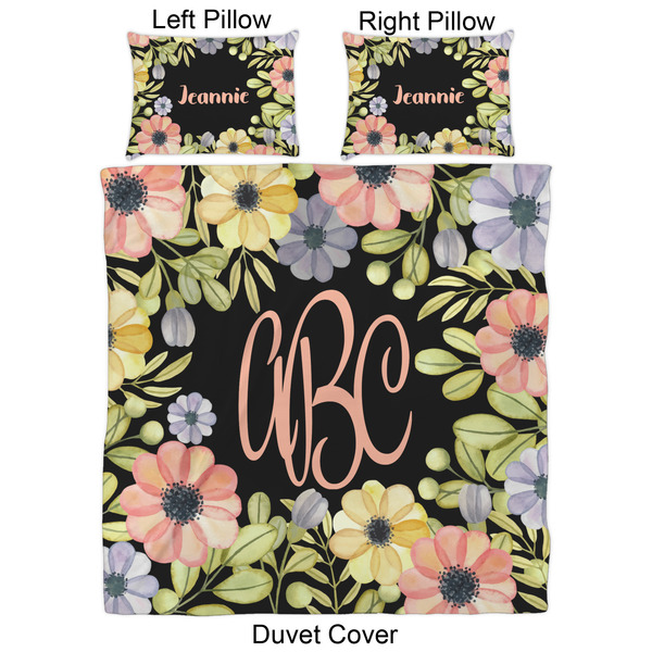 Boho Floral Duvet Cover Set - Queen - Approval