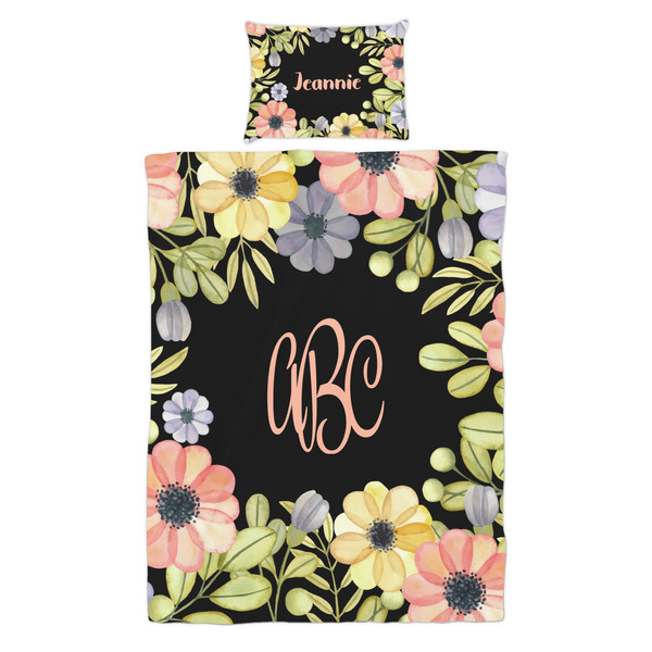 Boho Floral Duvet Cover Set - Twin - Alt Approval