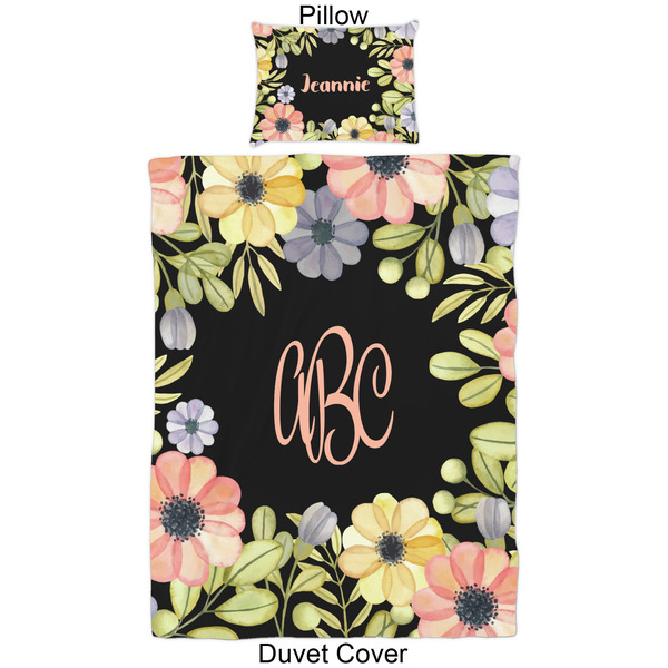 Boho Floral Duvet Cover Set - Twin - Approval