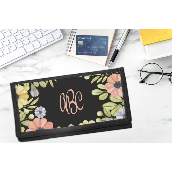 Boho Floral DyeTrans Checkbook Cover - LIFESTYLE