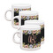 Boho Floral Single Shot Espresso Cups - Set of 4 (Personalized)
