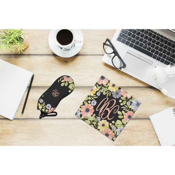 Boho Floral Eyeglass Case and Cloth Set - LIFESTYLE