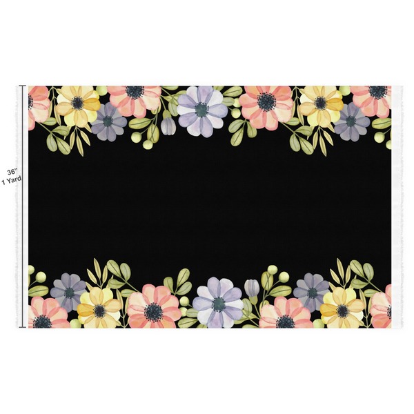 Boho Floral Fabric Full Yard