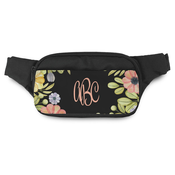 Custom Boho Floral Fanny Pack - Modern Style (Personalized)