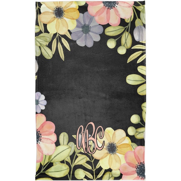 Boho Floral Finger Tip Towel - Full View