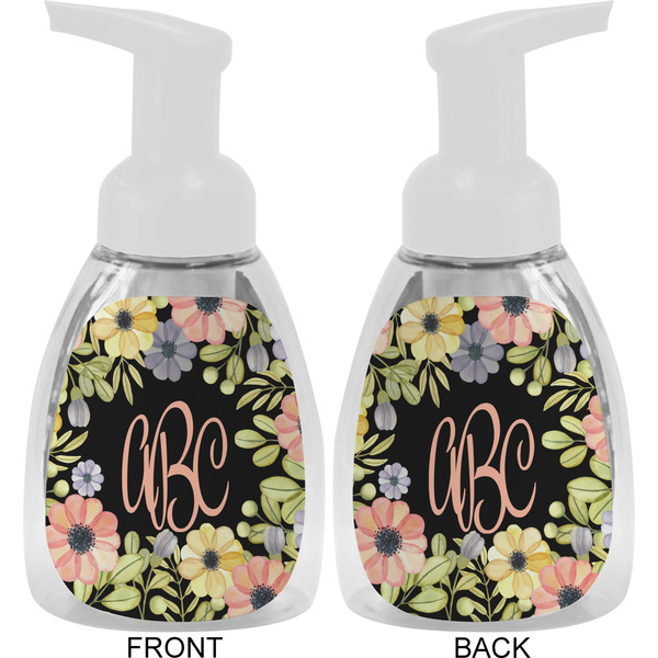 Boho Floral Foam Soap Bottle Approval - White