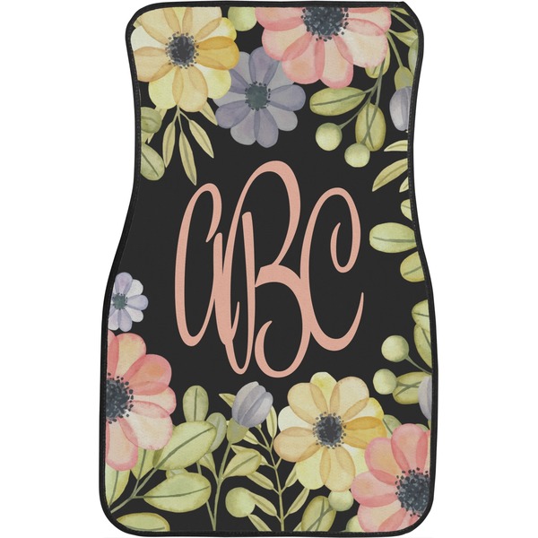 Boho Floral Front Seat Car Mat