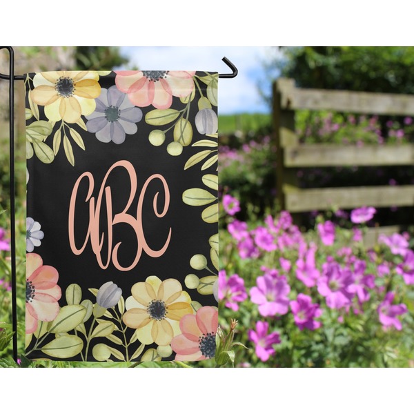 Boho Floral Garden Flag - Outside In Flowers