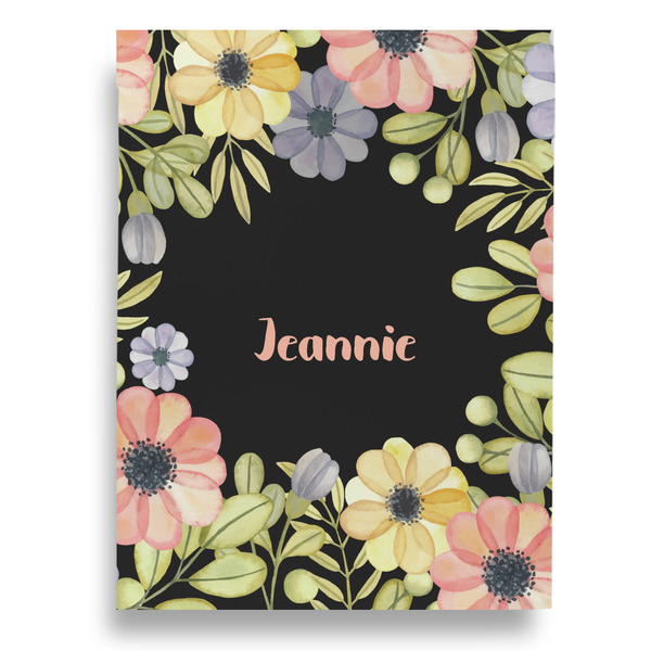 Boho Floral Garden Flags - Large - Double Sided - BACK