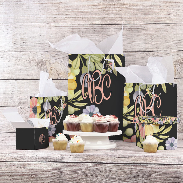 Boho Floral Gift Bags - In Context