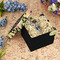 Boho Floral Gift Boxes with Lid - Canvas Wrapped - Medium - In Context