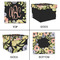 Boho Floral Gift Boxes with Lid - Canvas Wrapped - Small - Approval