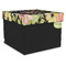 Boho Floral Gift Boxes with Lid - Canvas Wrapped - X-Large - Front/Main