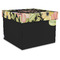 Boho Floral Gift Box with Lid - Canvas Wrapped - X-Large (Personalized)