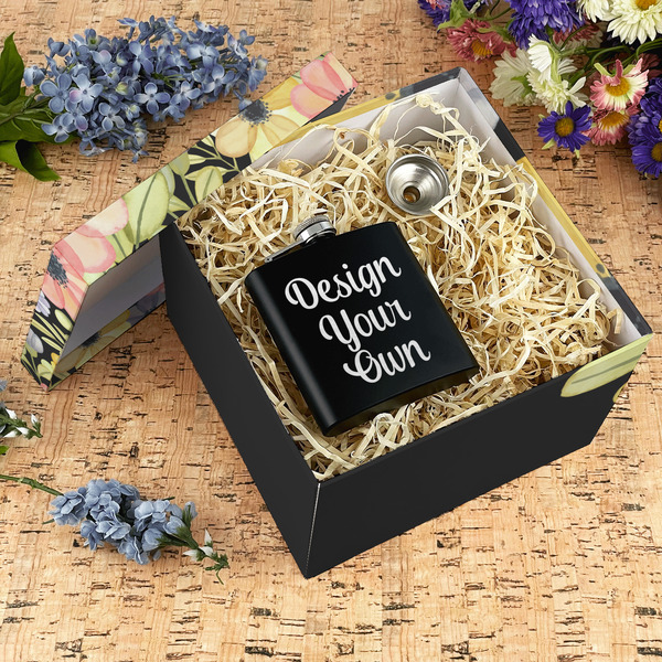 Boho Floral Gift Boxes with Lid - Canvas Wrapped - X-Large - In Context