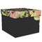 Boho Floral Gift Boxes with Lid - Canvas Wrapped - XX-Large - Front/Main