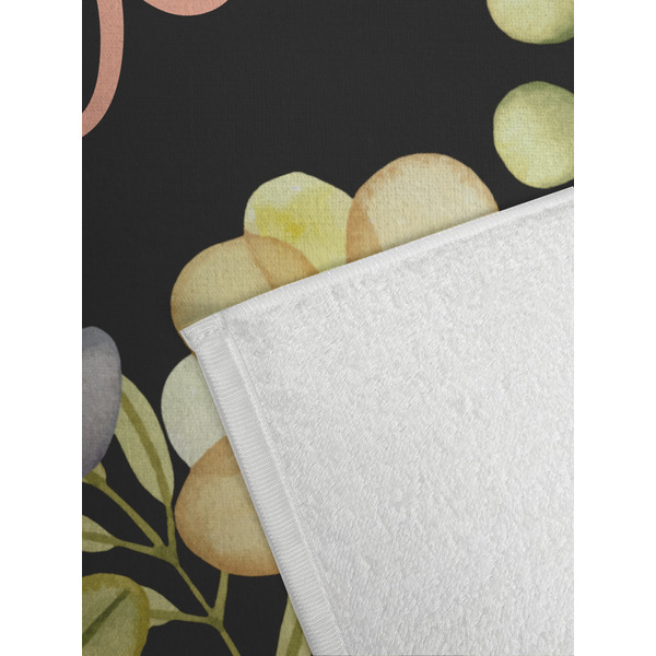 Boho Floral Golf Towel - Detail