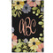 Boho Floral Golf Towel (Personalized) - APPROVAL (Small Full Print)