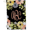Boho Floral Golf Towel (Personalized)
