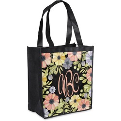 Boho Floral Grocery Bag (Personalized)