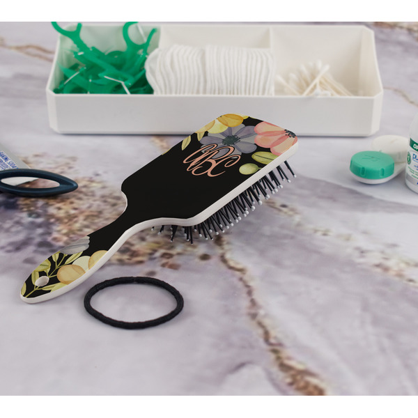 Boho Floral Hair Brush - In Bathroom