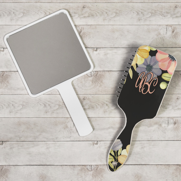 Boho Floral Hair Brush - In Context