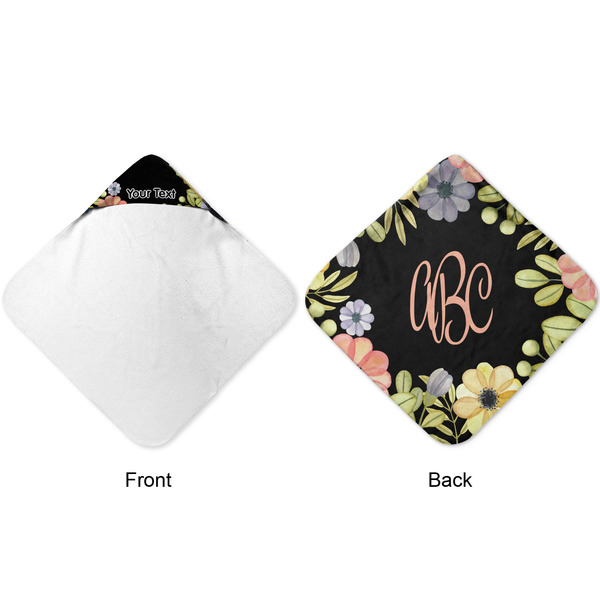 Boho Floral Hooded Baby Towel- Approval