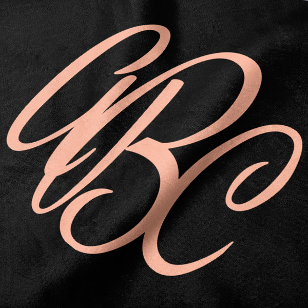 Boho Floral Hooded Baby Towel- Detail Close Up