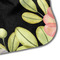 Boho Floral Hooded Baby Towel- Detail Corner