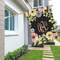 Boho Floral House Flags - Double Sided - LIFESTYLE