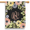 Boho Floral 28" House Flag (Personalized)