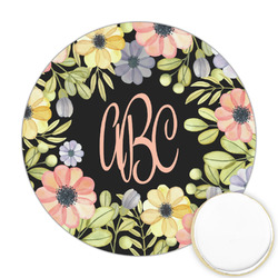 Boho Floral Printed Cookie Topper - 2.5" (Personalized)