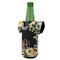 Boho Floral Jersey Bottle Cooler - ANGLE (on bottle)