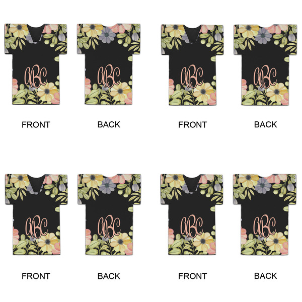 Boho Floral Jersey Bottle Cooler - Set of 4 - APPROVAL