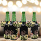 Boho Floral Jersey Bottle Cooler - Set of 4 - LIFESTYLE