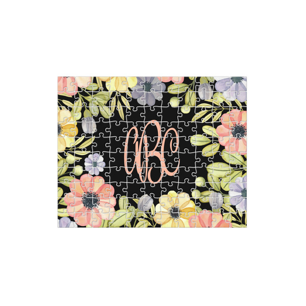 Custom Boho Floral 110 pc Jigsaw Puzzle (Personalized)