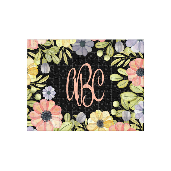 Custom Boho Floral 252 pc Jigsaw Puzzle (Personalized)
