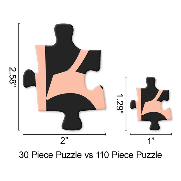 Boho Floral Jigsaw Puzzle - Piece Comparison