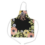 Boho Floral Kid's Apron - Medium (Personalized)