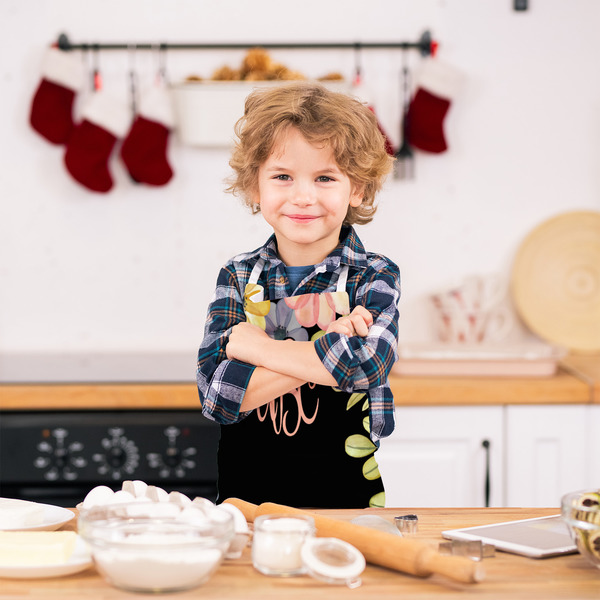 Boho Floral Kid's Aprons - Small - Lifestyle