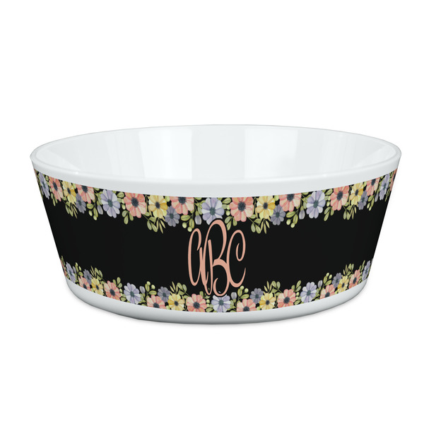 Custom Boho Floral Kid's Bowl (Personalized)