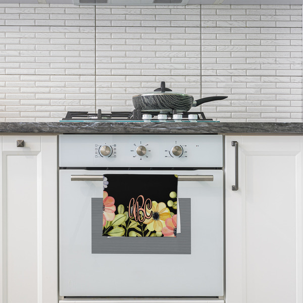 Boho Floral Kitchen Towel - Poly Cotton - Lifestyle